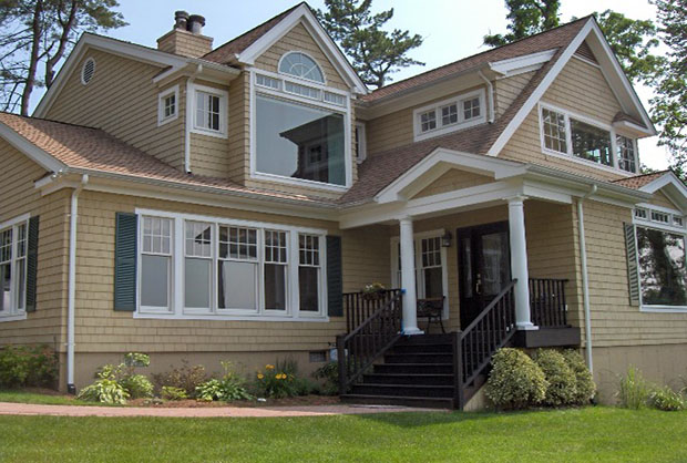 beige house