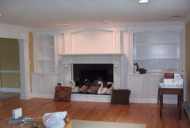 painted mantel
