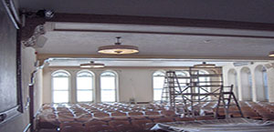 empty scaffold